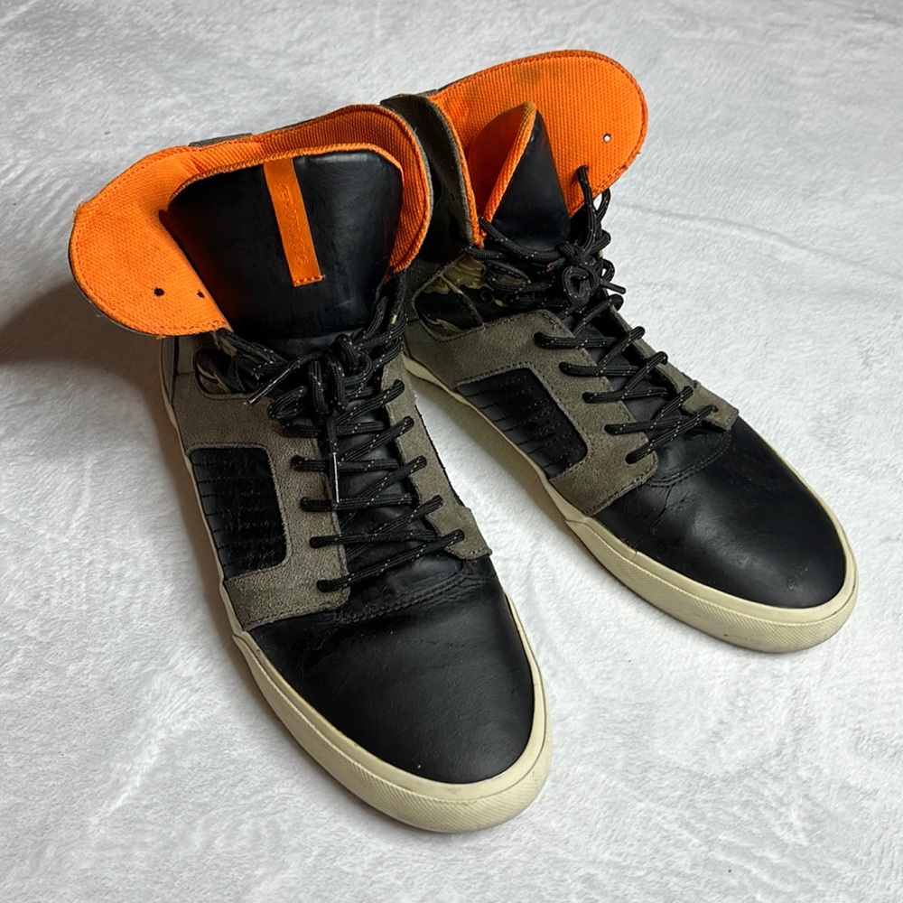Supra High top Pilot black/camo/orange size 9